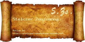 Stelczer Zsuzsanna névjegykártya
