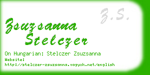 zsuzsanna stelczer business card